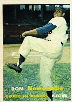 1957 Topps #130 Don Newcombe Front