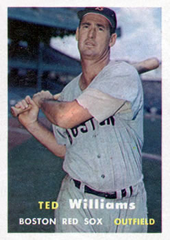 1957 Topps #1 Ted Williams Front