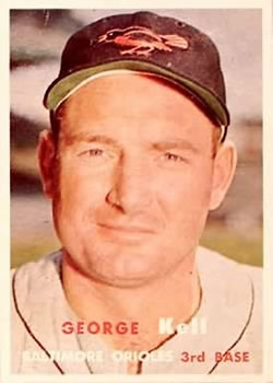 1957 Topps #230 George Kell Front