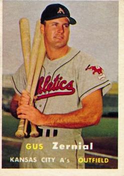 1957 Topps #253 Gus Zernial Front