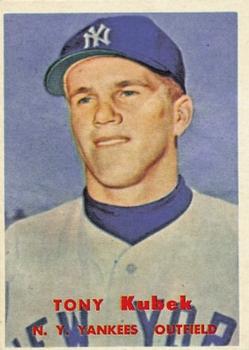 1957 Topps #312 Tony Kubek Front