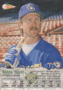 1994 Pacific #348 Robin Yount Back