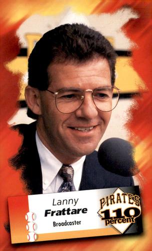 1996 Advance Auto Parts Pittsburgh Pirates #NNO Lanny Frattare Front