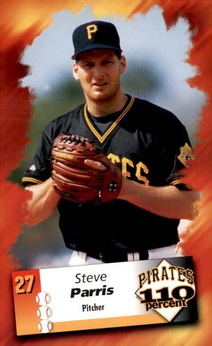 1996 Advance Auto Parts Pittsburgh Pirates #NNO Steve Parris Front