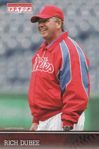 2010-22 Philadelphia Phillies Alumni Photo Cards #NNO Rich Dubee Front