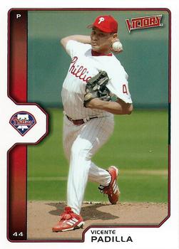 2002 Upper Deck Rookie Debut - 2002 Upper Deck Victory Update #590 Vicente Padilla Front