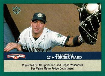 1995 Milwaukee Brewers Police - All Sports Inc. and Repap Wisconsin, Fox Valley Metro Police Department #NNO Turner Ward Front