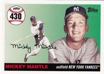 2007 Topps Updates & Highlights - Mickey Mantle Home Run History #MHR430 Mickey Mantle Front