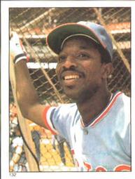 1981 Topps Stickers #132 Mickey Rivers Front