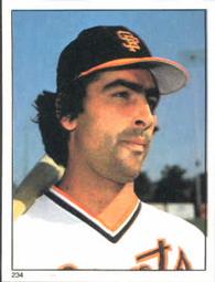 1981 Topps Stickers #234 Jack Clark Front