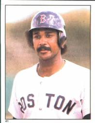 1981 Topps Stickers #41 Jim Rice Front