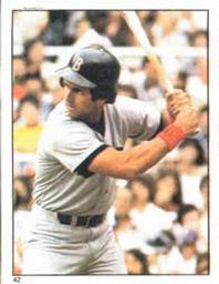 1981 Topps Stickers #42 Fred Lynn Front