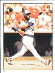 1981 Topps Stickers #93 Cecil Cooper Front