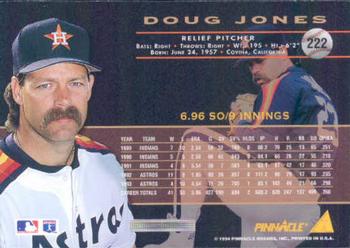1994 Pinnacle #222 Doug Jones Back