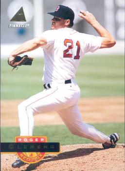 1994 Pinnacle #25 Roger Clemens Front