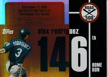 2007 Bowman - Alex Rodriguez: Road to 500 #ARHR146 Alex Rodriguez Front