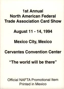 1994 NAFTA Card Show #NNO Roberto Clemente Back