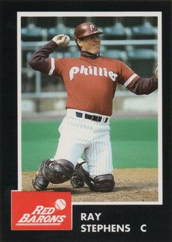 1992 Planters Bullpen Chew Scranton/Wilkes-Barre Red Barons #NNO Ray Stephens Front