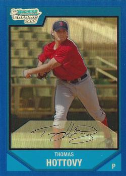 2007 Bowman - Chrome Prospects Blue Refractors #BC53 Thomas Hottovy Front