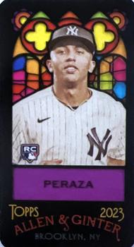 2023 Topps Allen & Ginter - Mini Stained Glass #31 Oswald Peraza Front