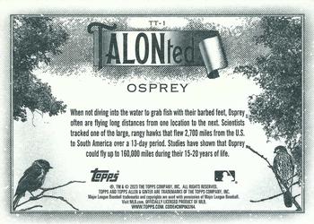 2023 Topps Allen & Ginter - Talonted #TT-1 Osprey Back