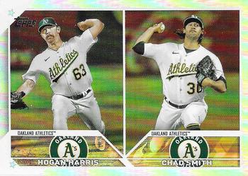 2023 Topps Update - Rainbow Foil #US49 Hogan Harris / Chad Smith Front