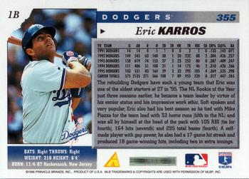 1994 Score #26 Eric Karros Back