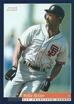 1994 Score #70 Willie McGee Front