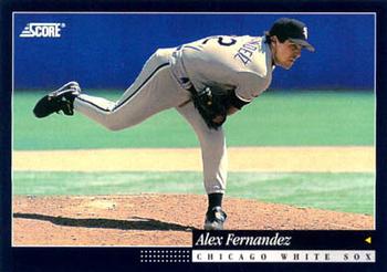 1994 Score #153 Alex Fernandez Front