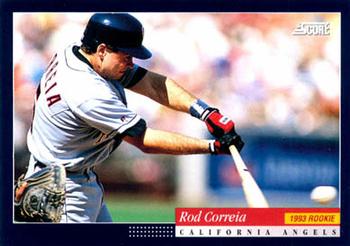 1994 Score #594 Rod Correia Front
