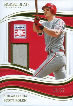 2023 Panini Immaculate Collection - Hall of Fame Materials #HOF-SR Scott Rolen Front