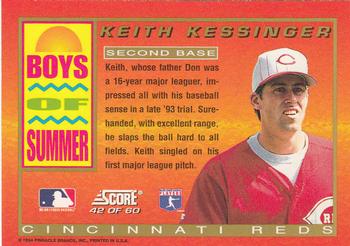 1994 Score - Boys of Summer #42 Keith Kessinger Back