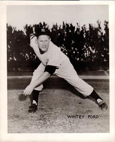 1956 New York Yankees Action Photos #NNO Whitey Ford Front