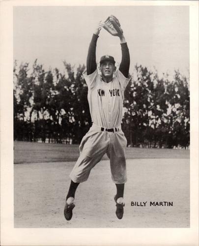 1956 New York Yankees Action Photos #NNO Billy Martin Front