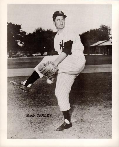 1956 New York Yankees Action Photos #NNO Bob Turley Front