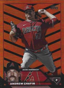 2023 Topps Update - Orange and Black Foil #US62 Andrew Chafin Front