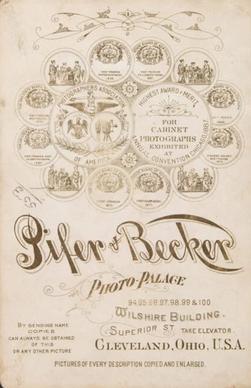 1893 Pifer & Becker #NNO Ed McKean Back