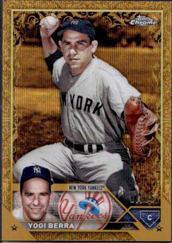 2023 Topps Gilded Collection - Wave Gold Etch #143 Yogi Berra Front