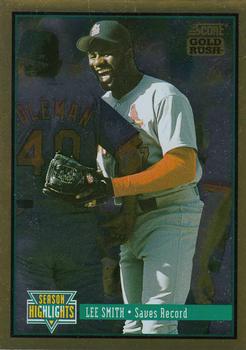 1994 Score - Gold Rush #627 Lee Smith Front