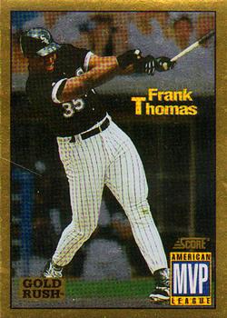 1994 Score - Gold Rush #631 Frank Thomas Front