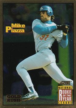 1994 Score - Gold Rush #636 Mike Piazza Front