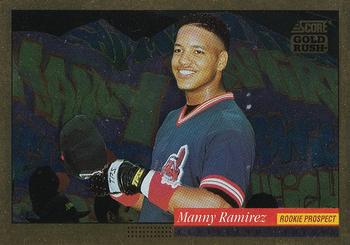 1994 Score - Gold Rush #645 Manny Ramirez Front