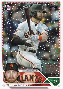 2023 Topps Holiday #H56 Brett Wisely Front