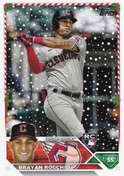 2023 Topps Holiday #H63 Brayan Rocchio Front