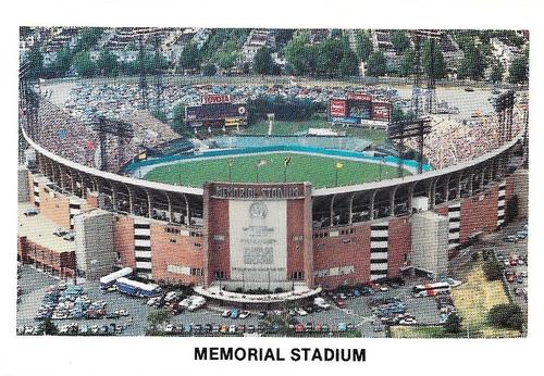 1986 Baltimore Orioles Postcards #NNO Memorial Stadium Front