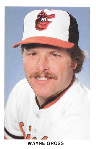 1984 Baltimore Orioles Postcards #NNO Wayne Gross Front