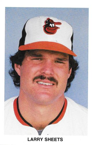 1984 Baltimore Orioles Postcards #NNO Larry Sheets Front