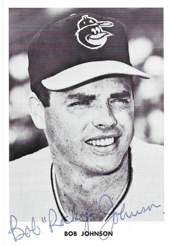 1967-69 Baltimore Orioles Postcards #NNO Bob Johnson Front