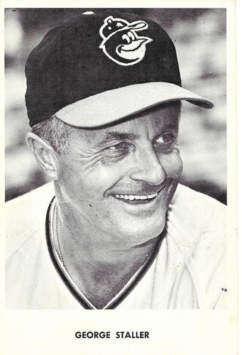 1967-69 Baltimore Orioles Postcards #NNO George Staller Front