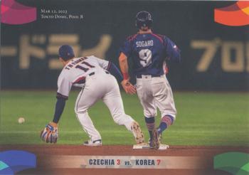 2023 Legendary Cards Czech Extraleague - World Baseball Classic Momenty (Series 2) #T-12 Česko vs Korea Front